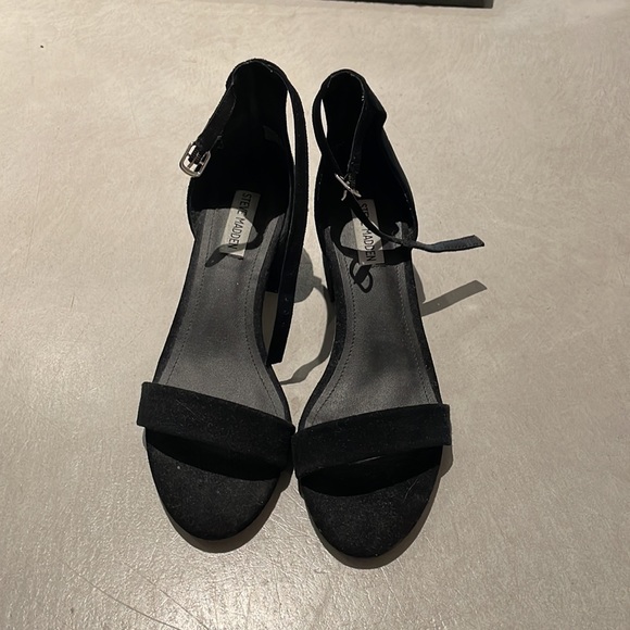 Ireneew Black Suede Strap Sandal - Picture 3 of 5